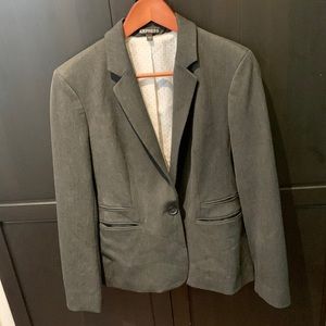 Express dark grey blazer, size small